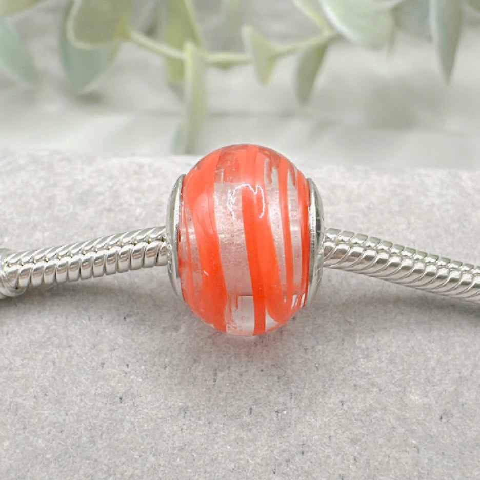 Murano Red Caramel Lollipop