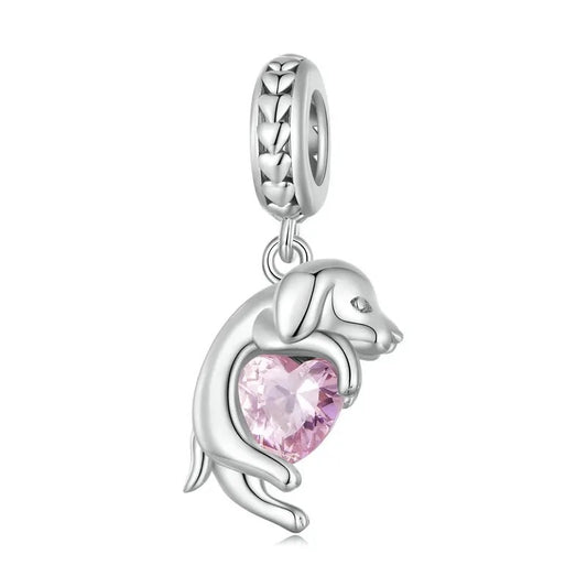 Charm Perrito con corazón