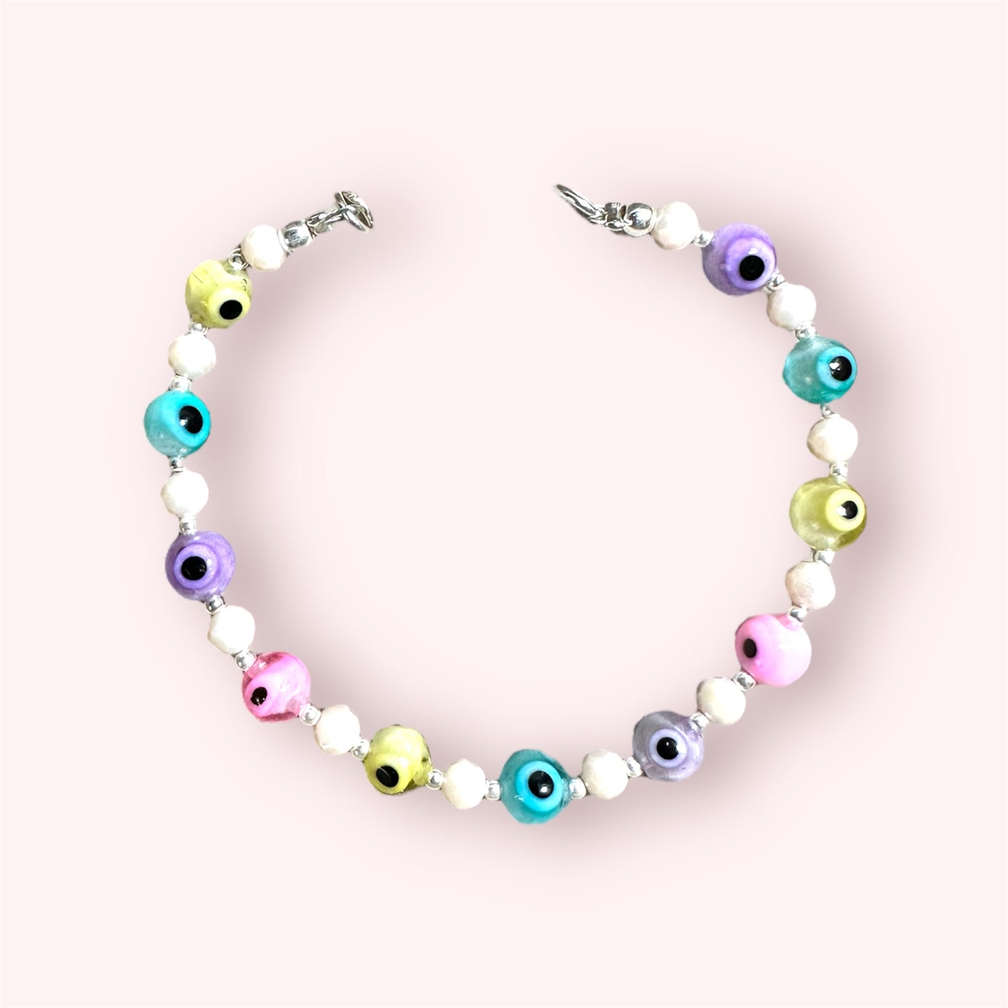 Brazalete Ojos turcos Multicolor de cristal