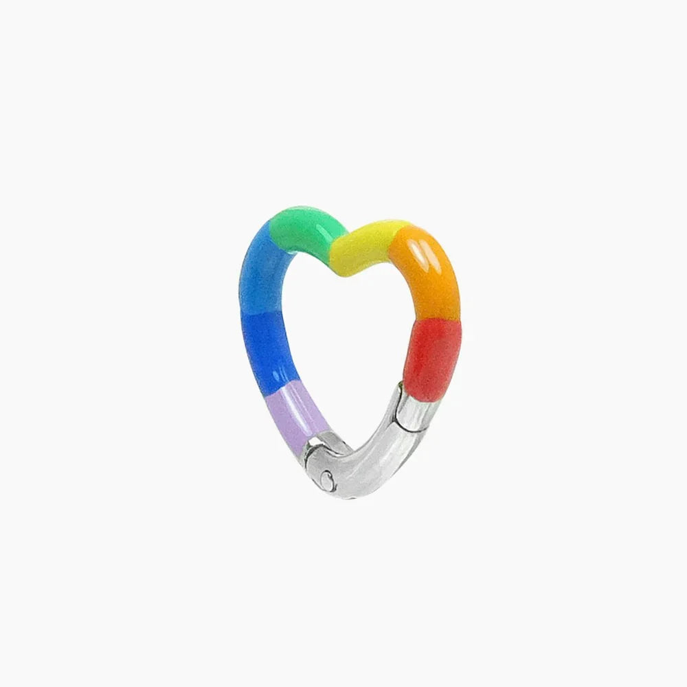 PLAY HEART ENAMEL RAINBOW