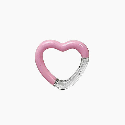 PLAY HEART ENAMEL BASIC PINK