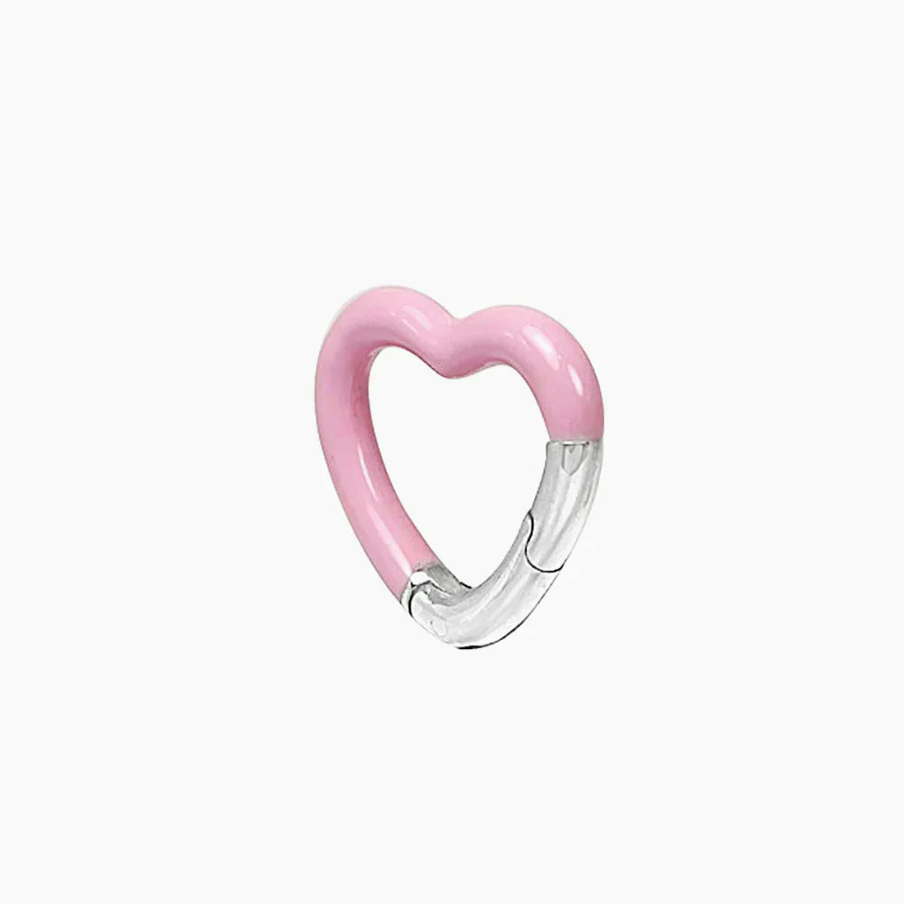 PLAY HEART ENAMEL BASIC PINK