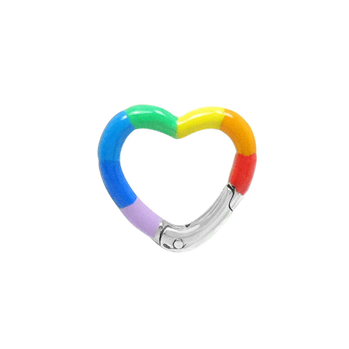 PLAY HEART ENAMEL RAINBOW