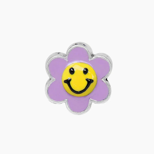 Smiley Flower - Purple