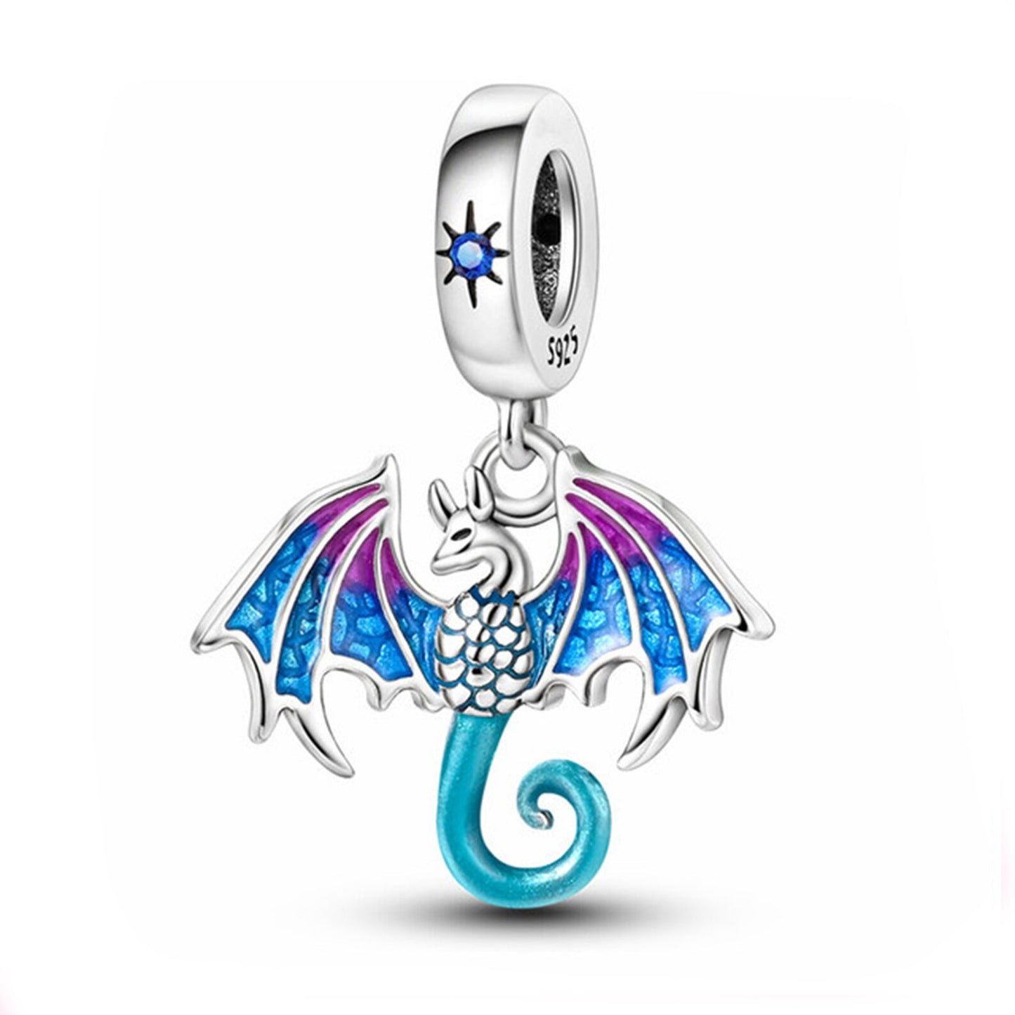 Charm Dragón Multicolor